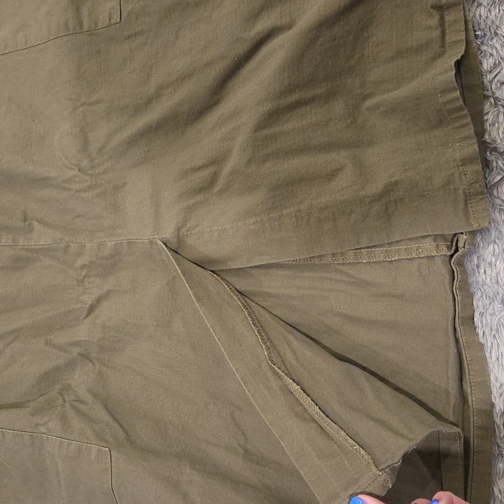 Rachel Zoe Olive Midi Cargo Skirt Size L! - Picture 5 of 8